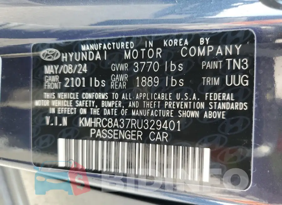 KMHRC8A37RU329401 Photo# 12