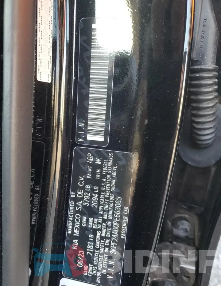 3KPF24AD0PE663065 Photo# 12