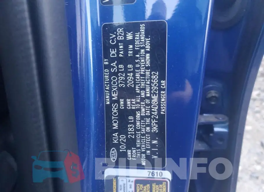 3KPF24AD8ME295682 Photo# 12