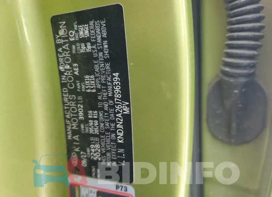 KNDJN2A26J7896394 Photo# 12