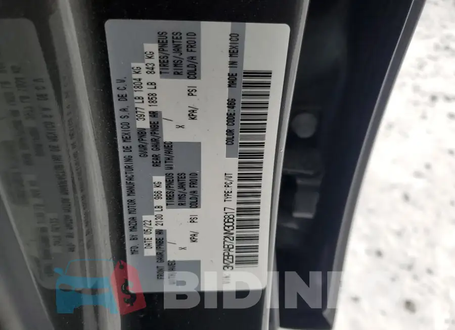 3MZBPAB72NM306817 Photo# 13