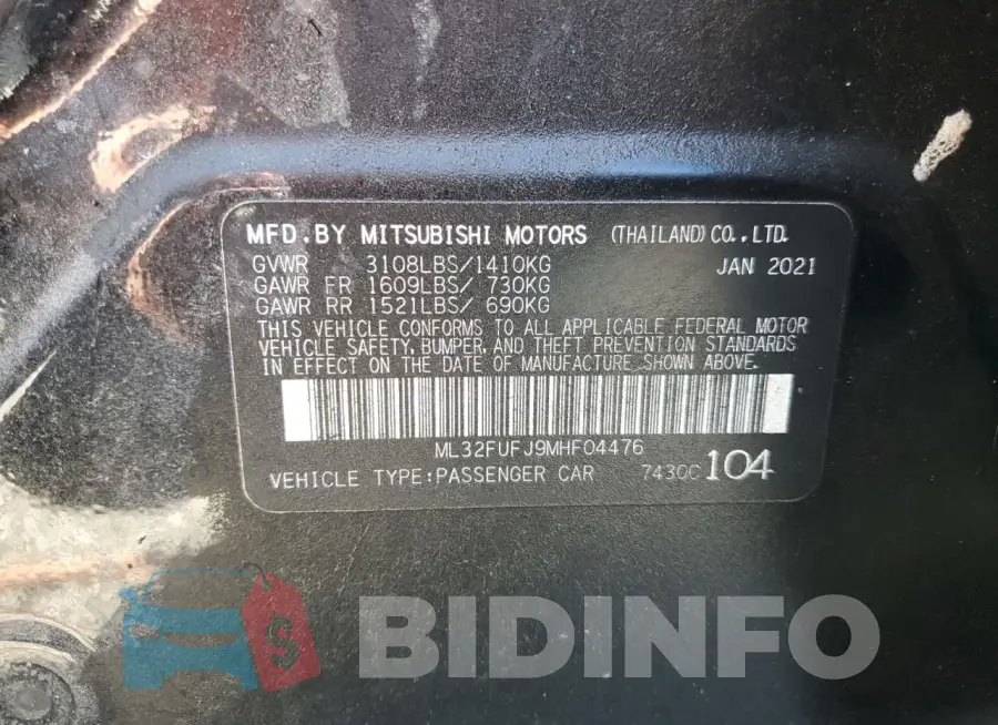ML32FUFJ9MHF04476 Photo# 12