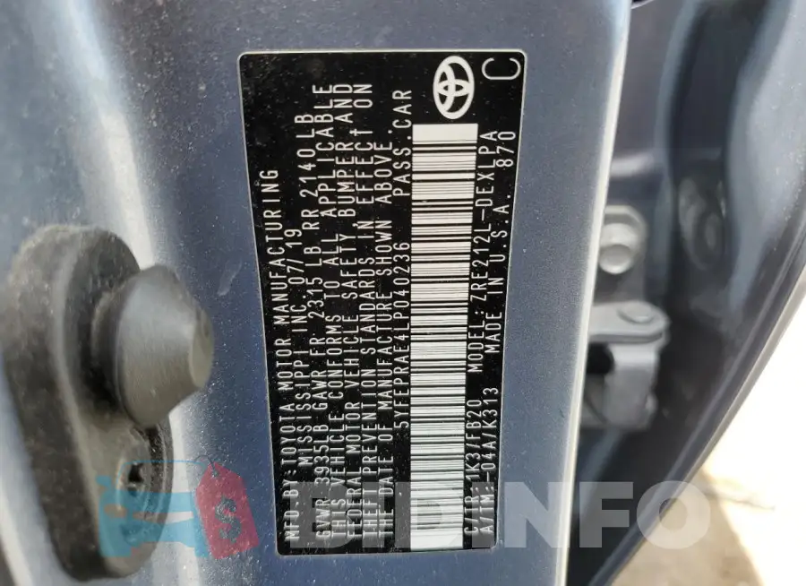 5YFEPRAE4LP040236 Photo# 12