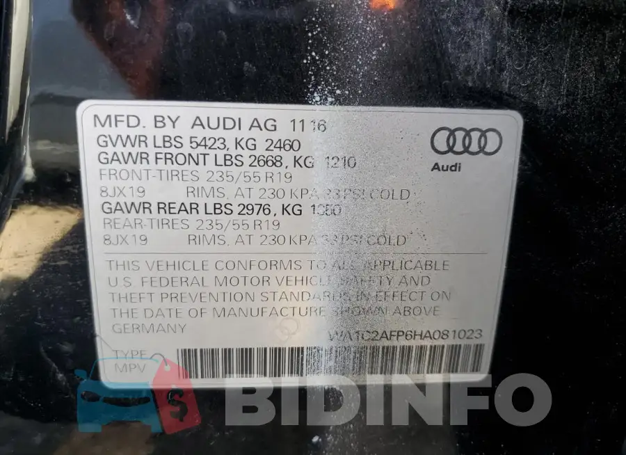 WA1C2AFP6HA081023 Photo# 13