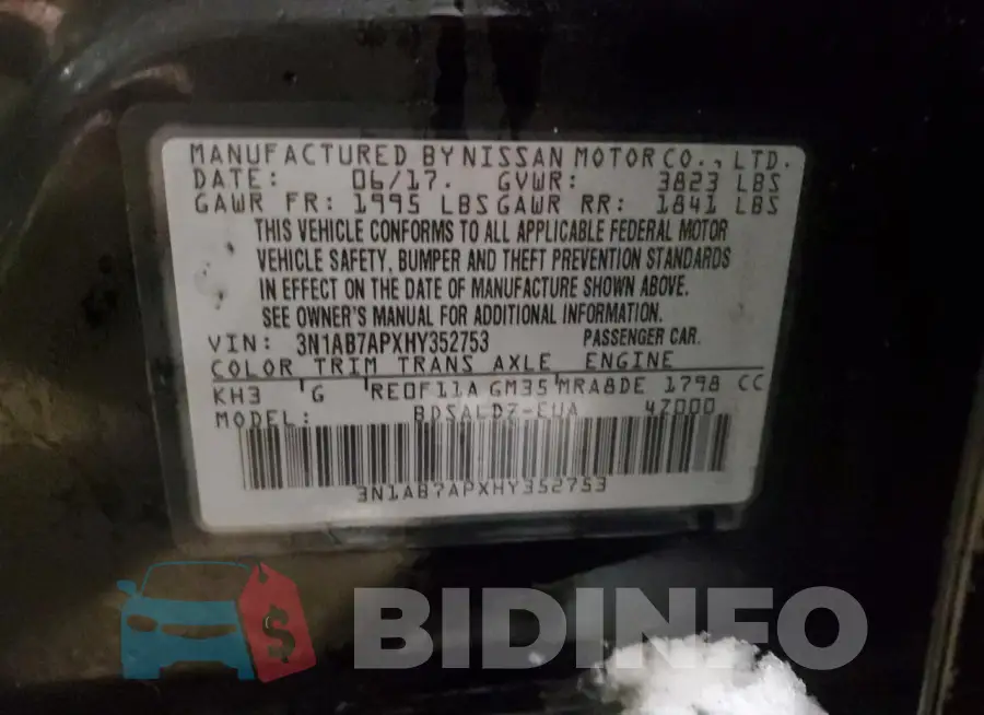 3N1AB7APXHY352753 Photo# 12