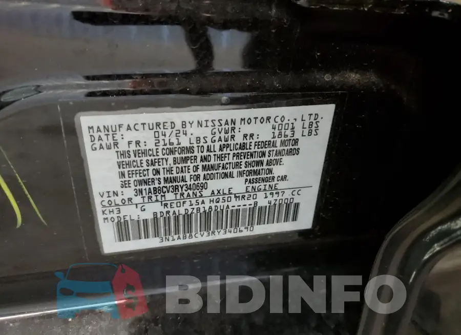 3N1AB8CV3RY340690 Photo# 12