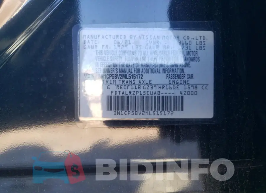 3N1CP5BV2ML515172 Photo# 13