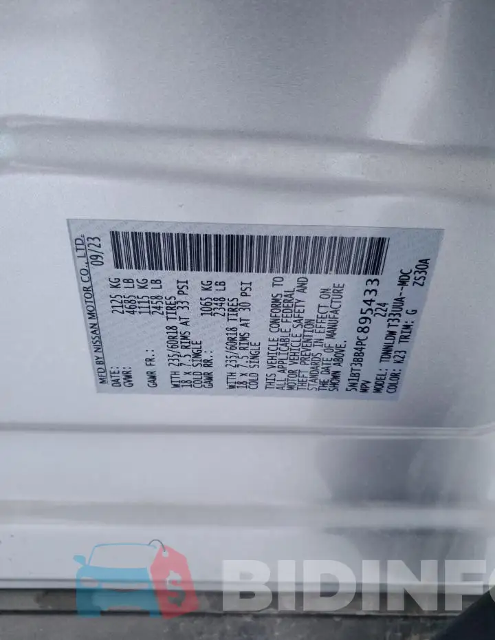 5N1BT3BB4PC895433 Photo# 14