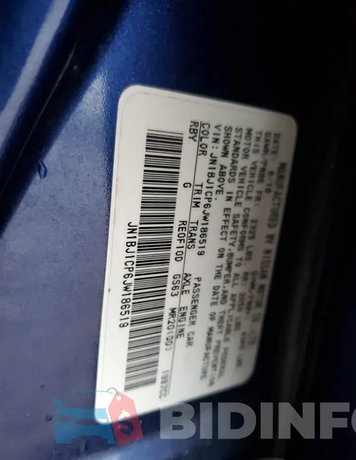JN1BJ1CP6JW186519 Photo# 13