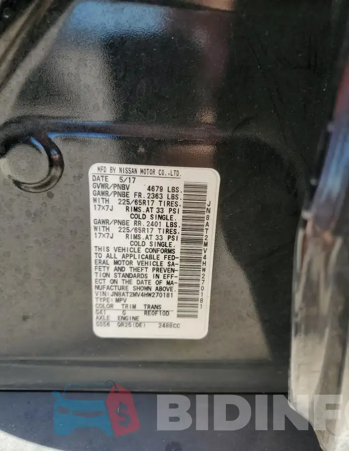 JN8AT2MV4HW270181 Photo# 13