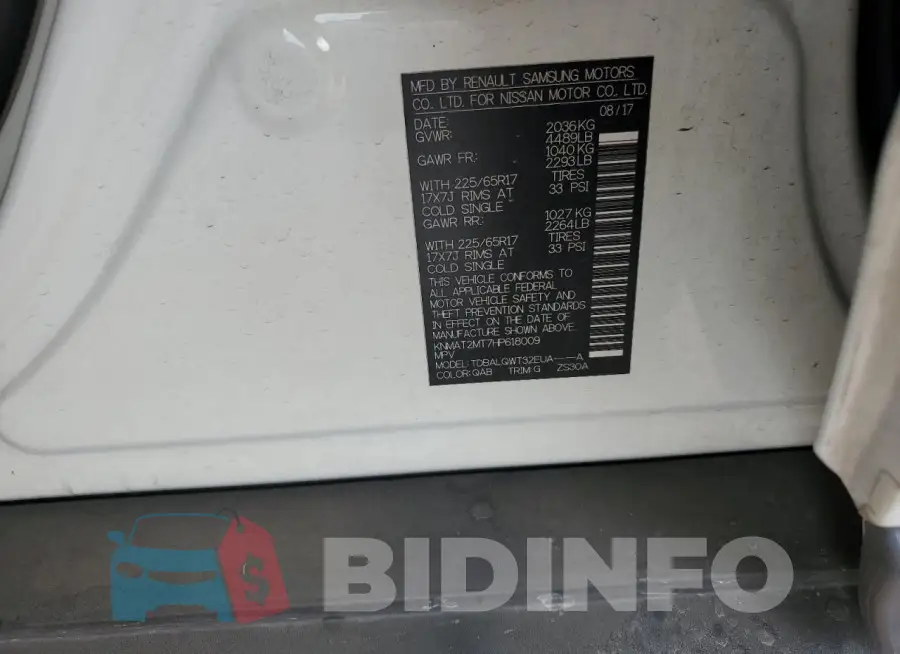 KNMAT2MT7HP618009 Photo# 13