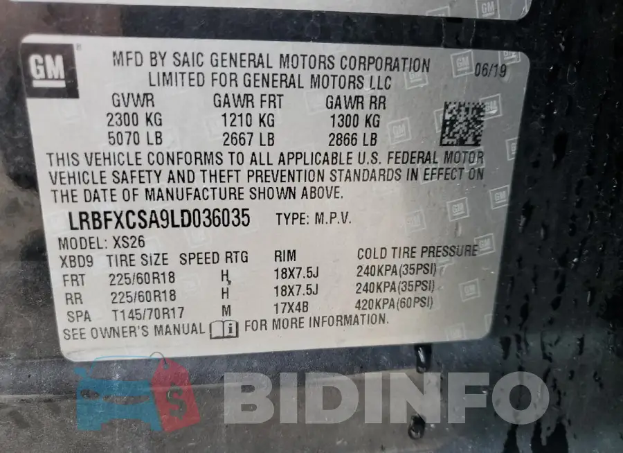 LRBFXCSA9LD036035 Photo# 13