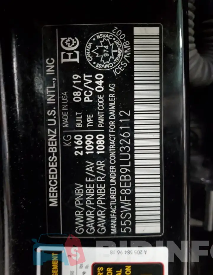 55SWF8EB9LU326112 Photo# 13
