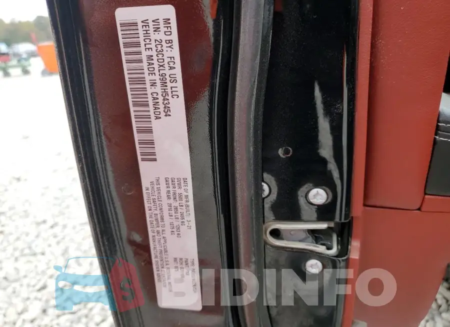 2C3CDXL99MH543454 Photo# 12