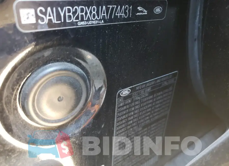 SALYB2RX8JA774431 Photo# 12