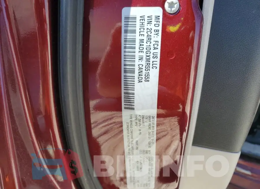 2C4RC1DGXMR551558 Photo# 13