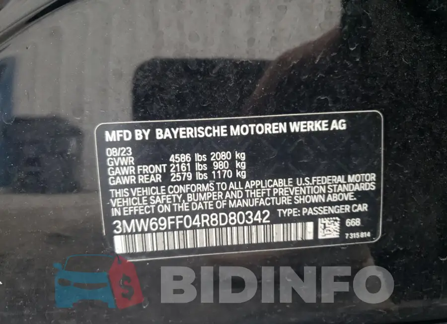 3MW69FF04R8D80342 Photo# 12