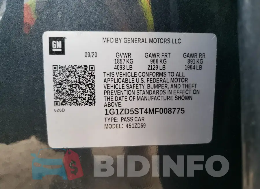 1G1ZD5ST4MF008775 Photo# 12
