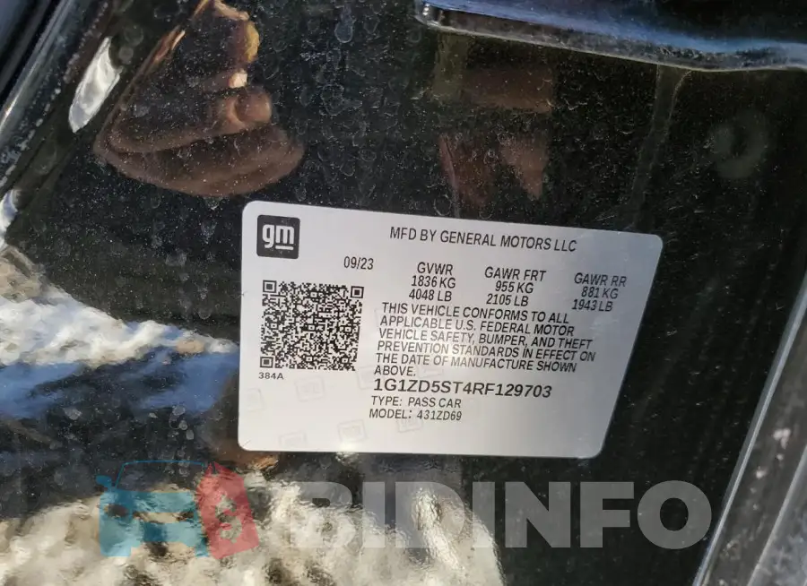 1G1ZD5ST4RF129703 Photo# 12