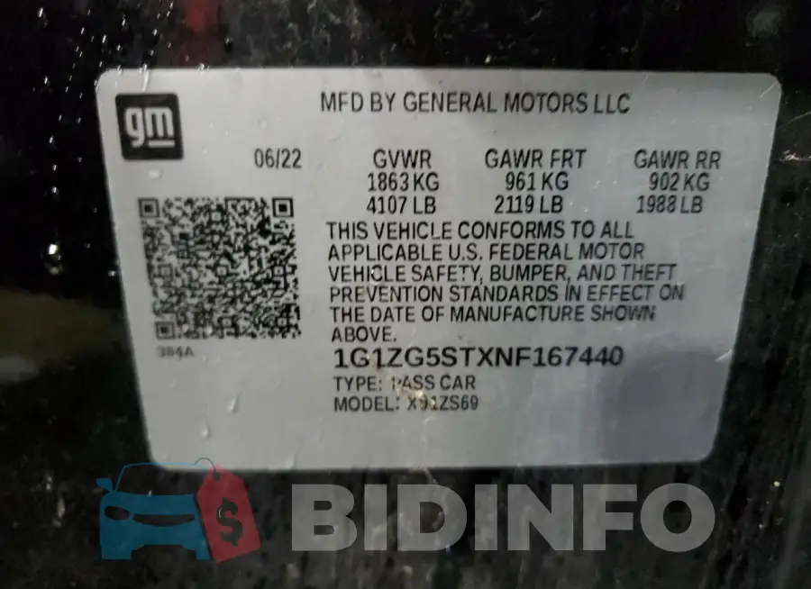 1G1ZG5STXNF167440 Photo# 12