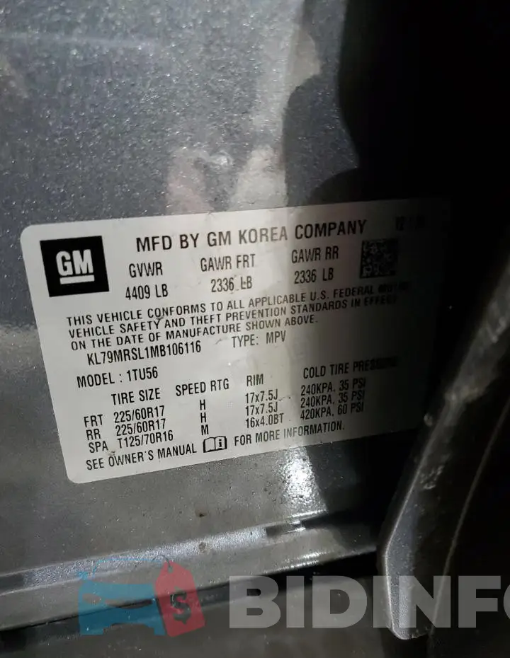 KL79MRSL1MB106116 Photo# 14