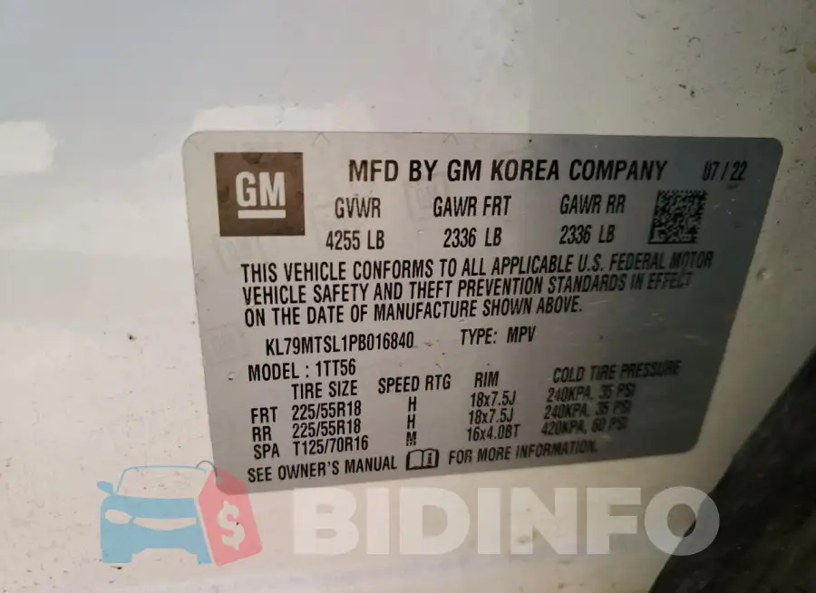 KL79MTSL1PB016840 Photo# 13