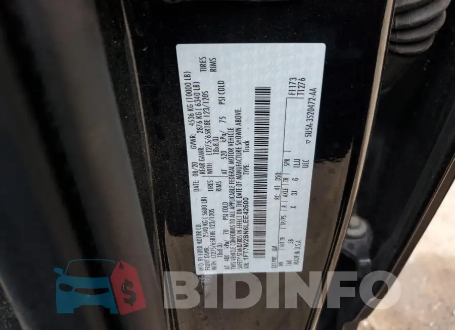1FT7W2BN6LEE42600 Photo# 12