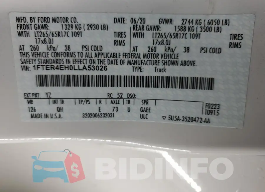 1FTER4EH0LLA53026 Photo# 12