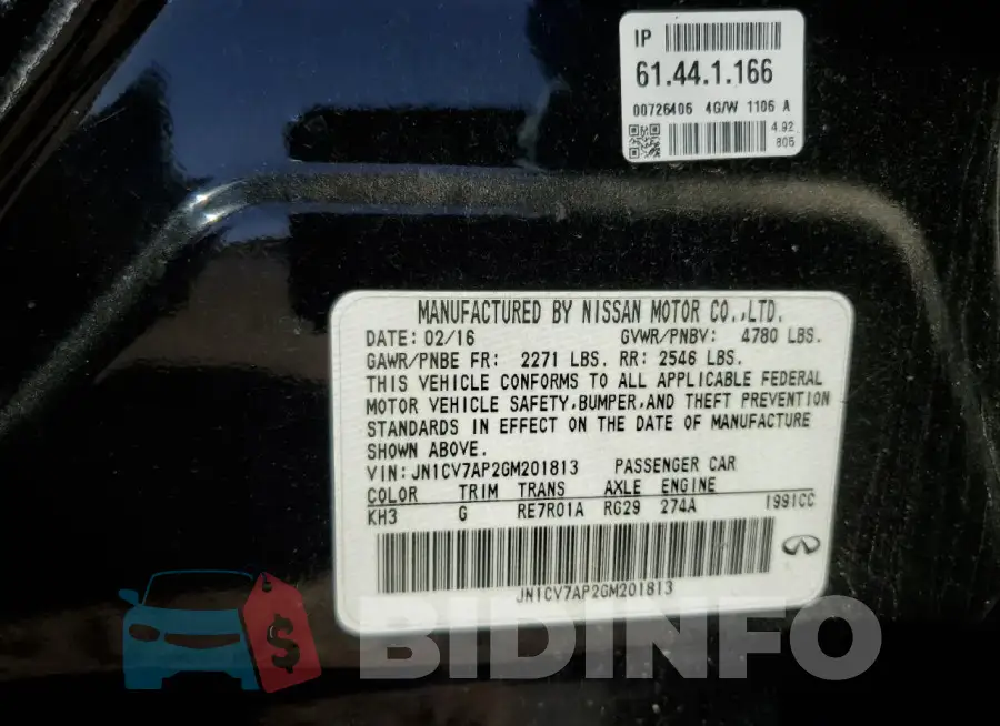 JN1CV7AP2GM201813 Photo# 12