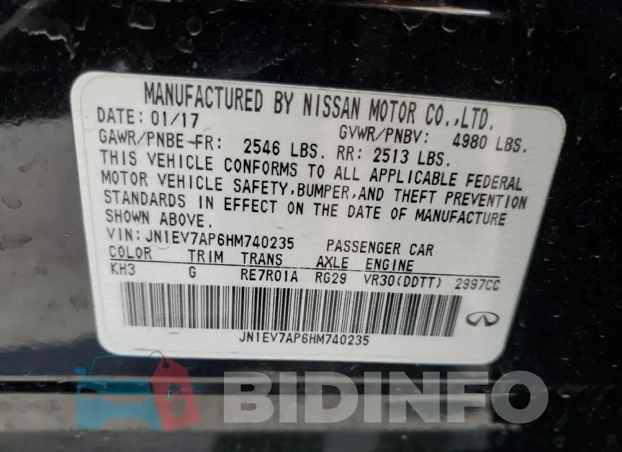 JN1EV7AP6HM740235 Photo# 12