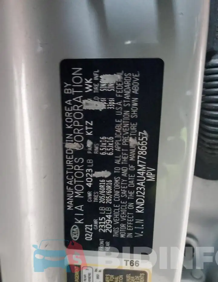 KNDJ23AU4M7786657 Photo# 13