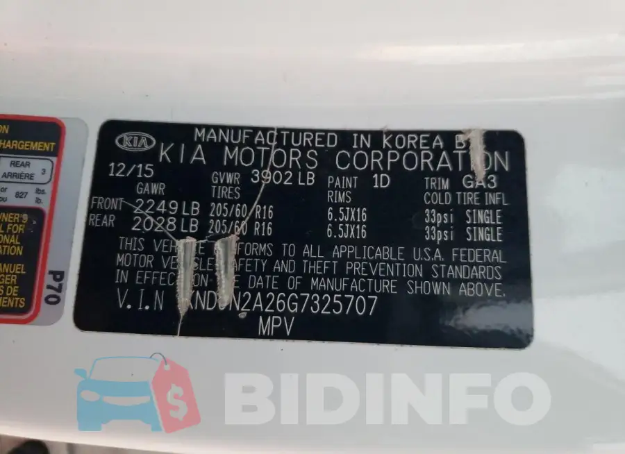 KNDJN2A26G7325707 Photo# 12