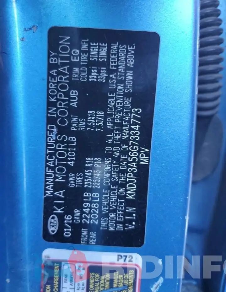 KNDJP3A56G7334773 Photo# 12
