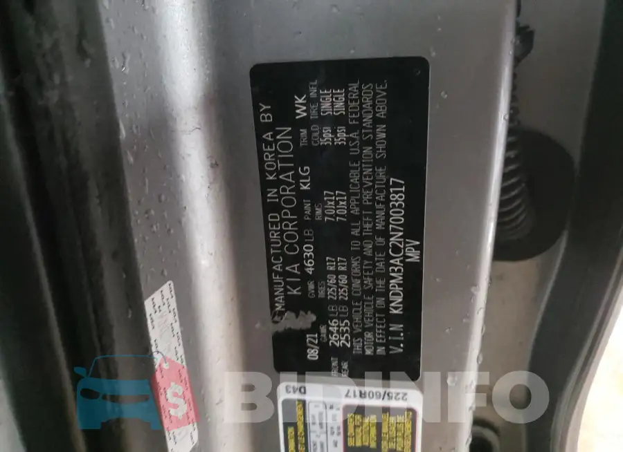 KNDPM3AC2N7003817 Photo# 12