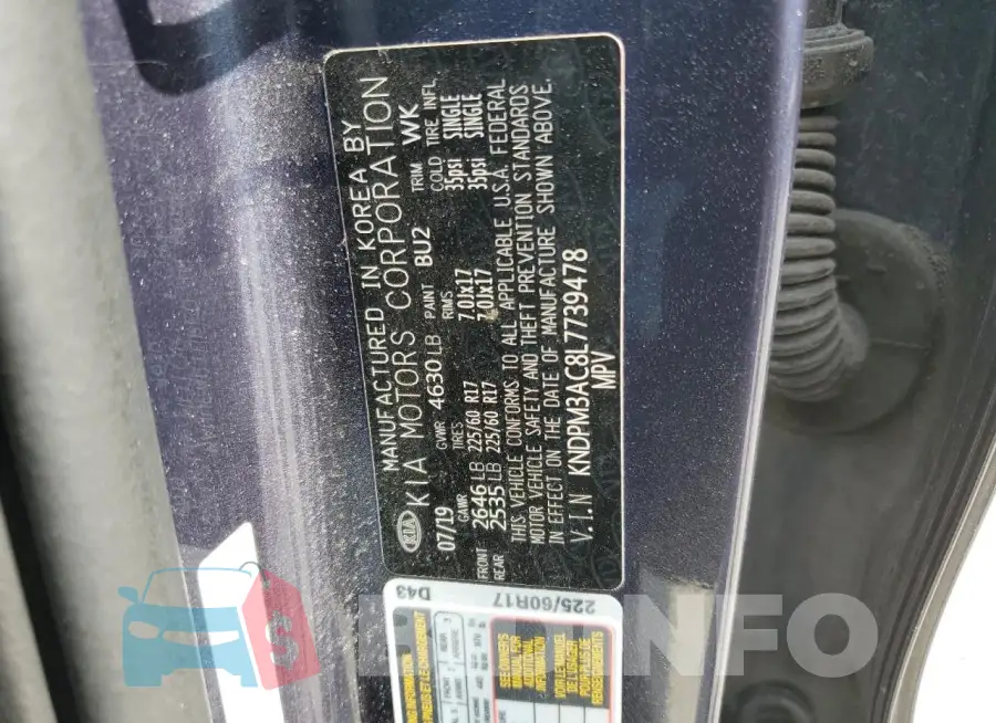 KNDPM3AC8L7739478 Photo# 13