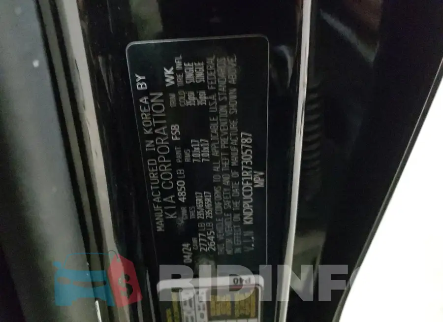 KNDPUCDF1R7305787 Photo# 13