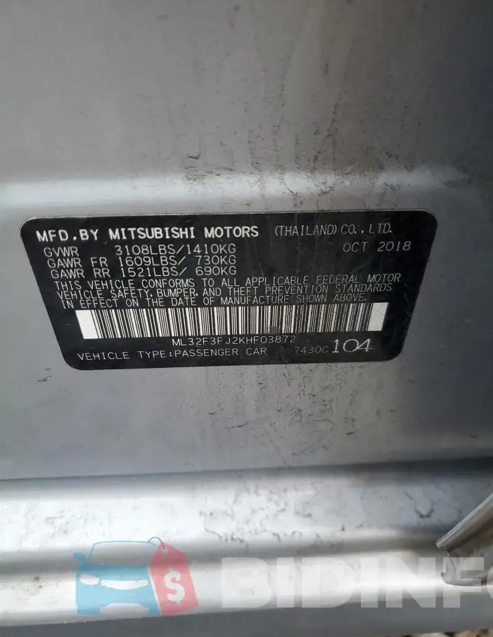 ML32F3FJ2KHF03872 Photo# 13