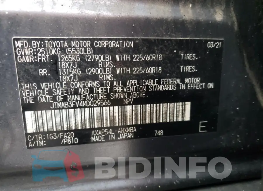 JTMAB3FV4MD029566 Photo# 13