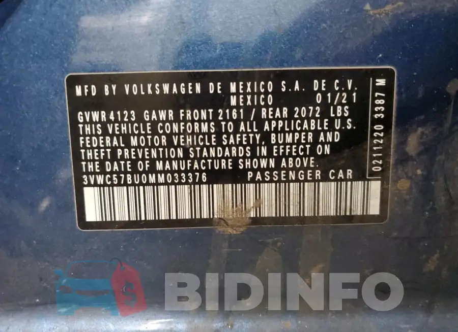3VWC57BU0MM033376 Photo# 12