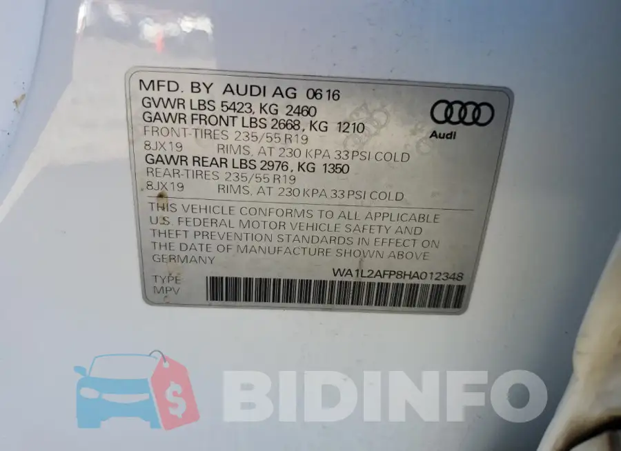 WA1L2AFP8HA012348 Photo# 13