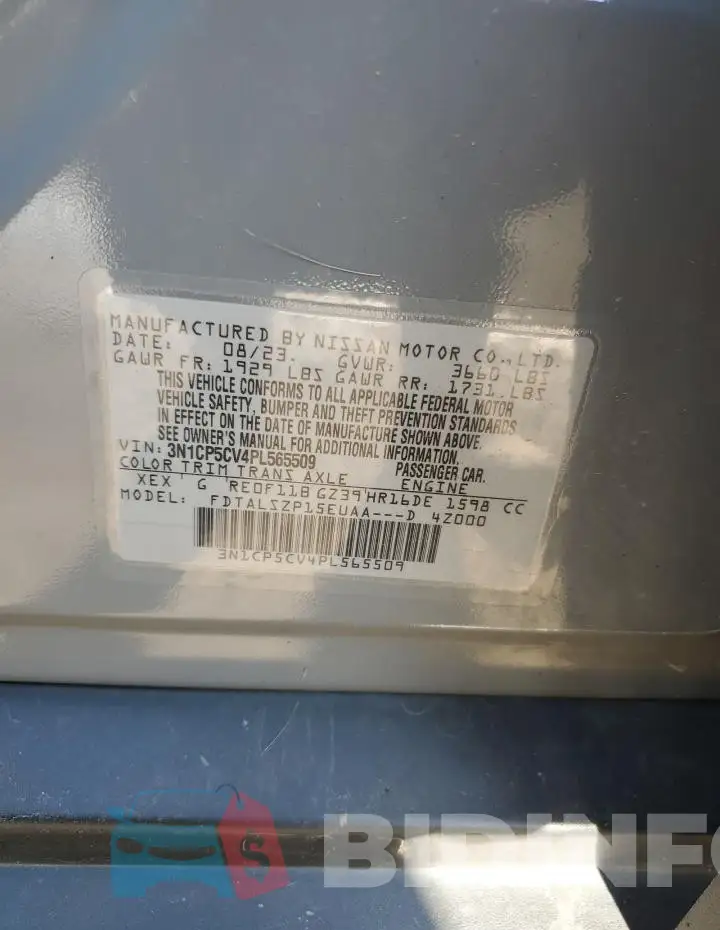3N1CP5CV4PL565509 Photo# 13