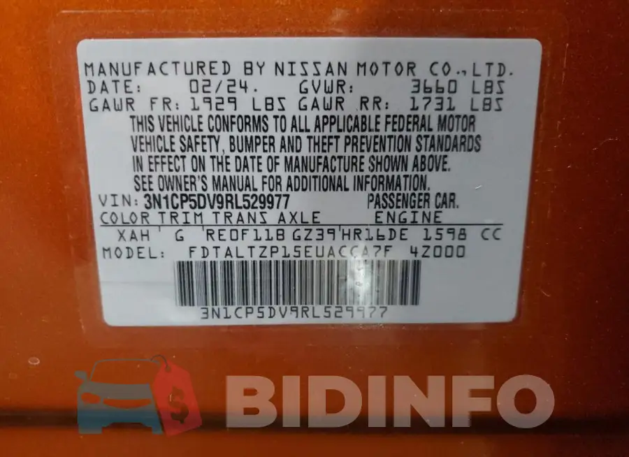 3N1CP5DV9RL529977 Photo# 13