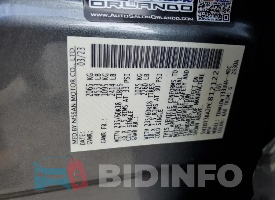5N1BT3BA2PC812122 Photo# 14