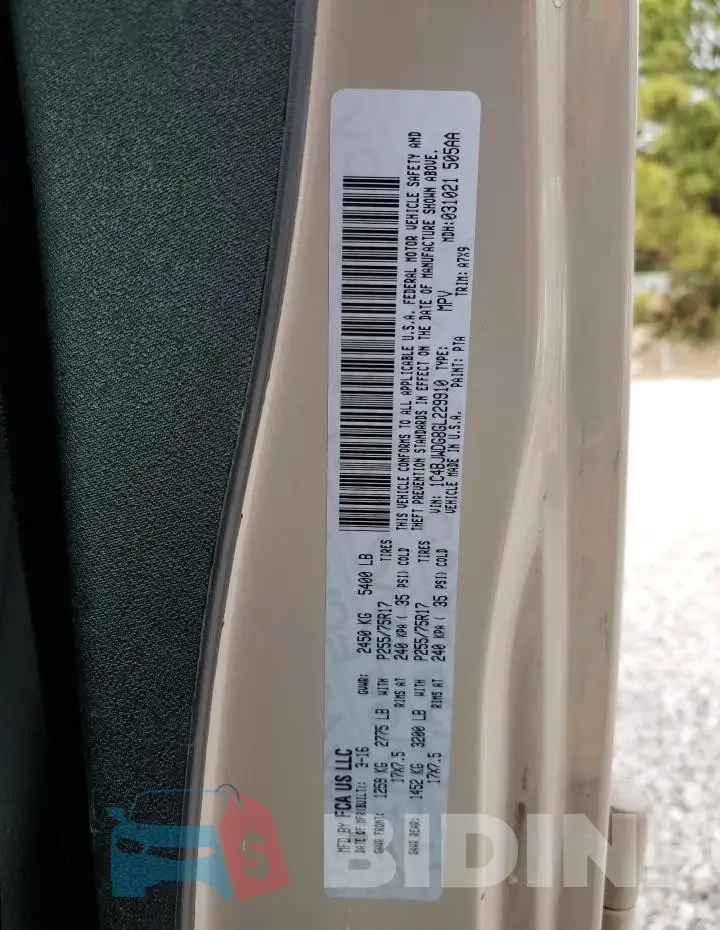 1C4BJWDG8GL229910 Photo# 14