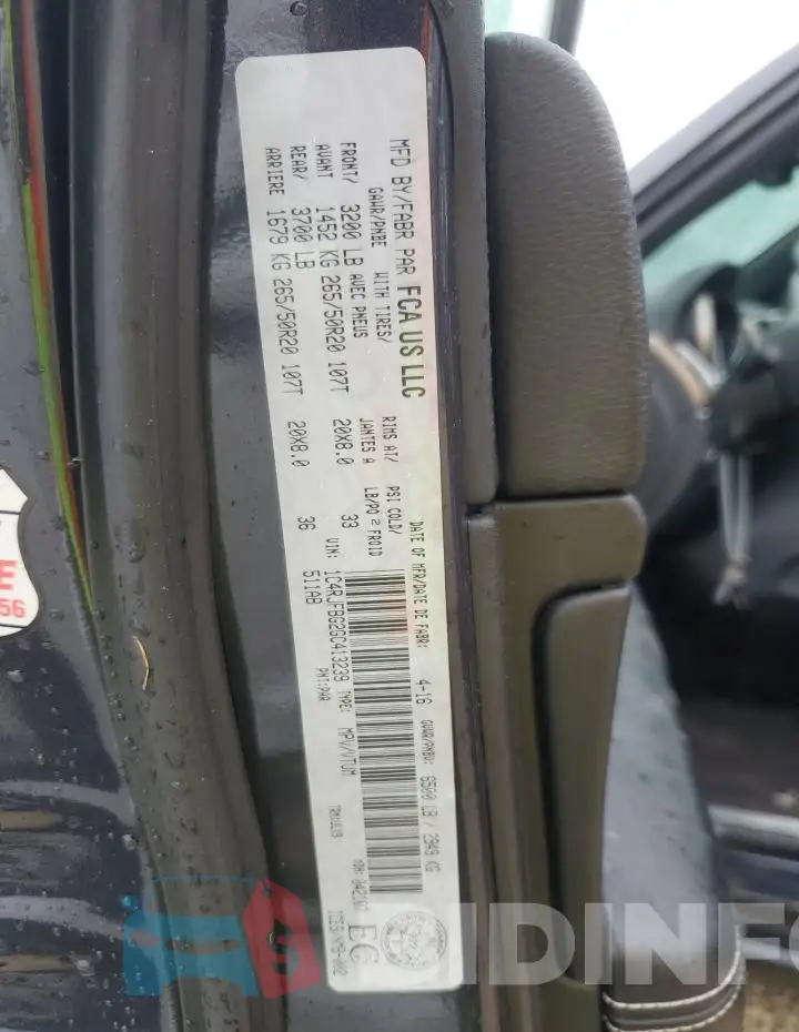 1C4RJFBG2GC413239 Photo# 14
