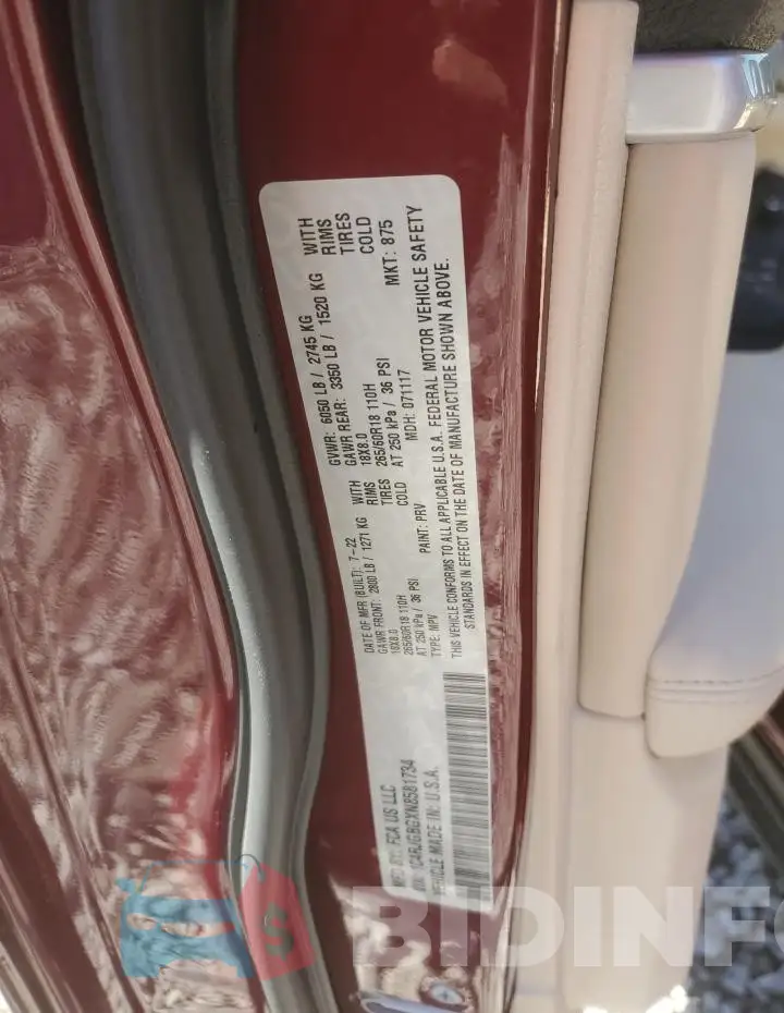 1C4RJGBGXN8581734 Photo# 13