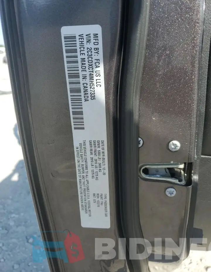 2C3CDXCT4MH527335 Photo# 12