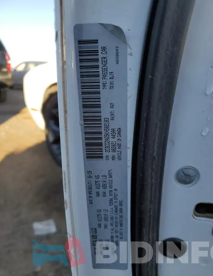2C3CDZAG5KH502183 Photo# 12