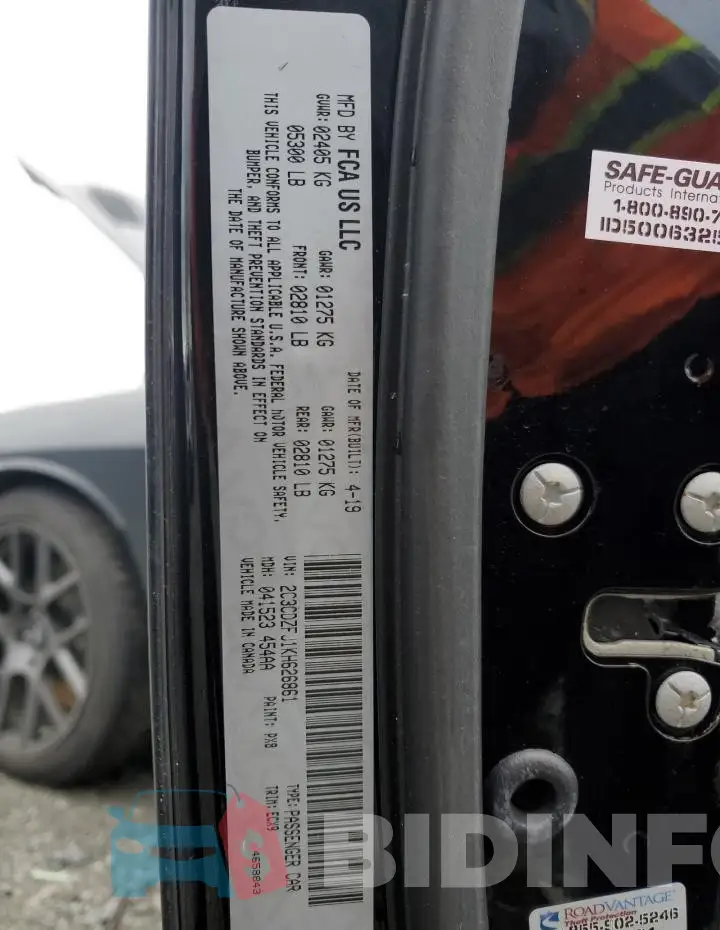 2C3CDZFJ1KH626861 Photo# 12