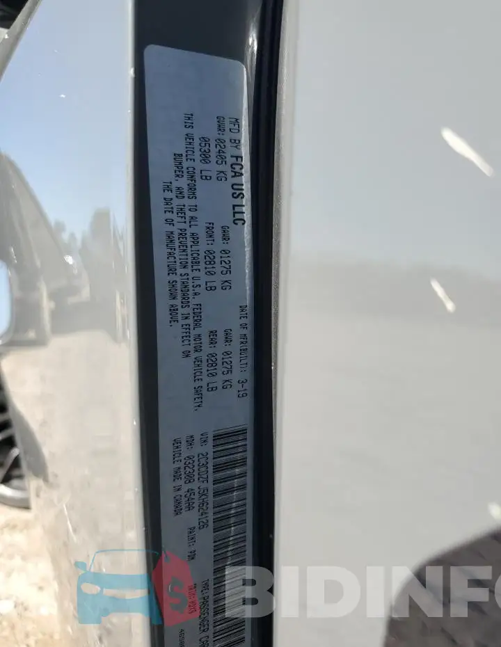 2C3CDZFJ5KH624126 Photo# 12